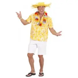 Bluza hawaii galbena