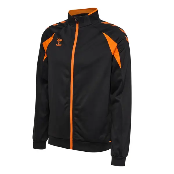 Bluza hummel CORE 2.0 POLY ZIP - 2461 Black/orange tiger, M