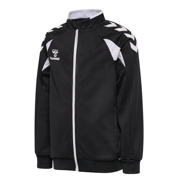 Bluza hummel CORE 2.0 POLY ZIP COPII - 2114 Black White, 128