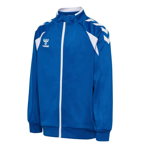 Bluza hummel CORE 2.0 POLY ZIP COPII - 7691 True Blue White, 140