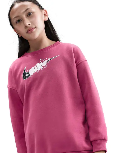 Bluza juniori G Nsw Club Flc Ovrszd Crew Gx