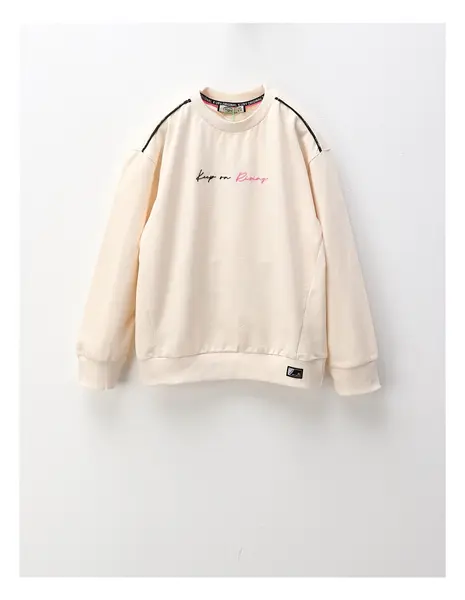 Bluza Keep On Rising, crem