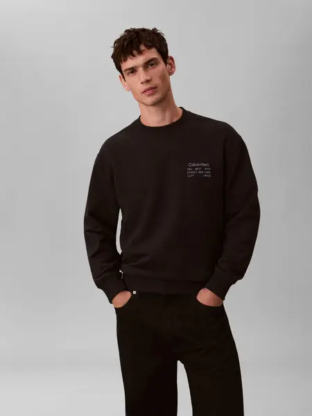 Bluza Ls Eu 350terry Graphic Cn Swts