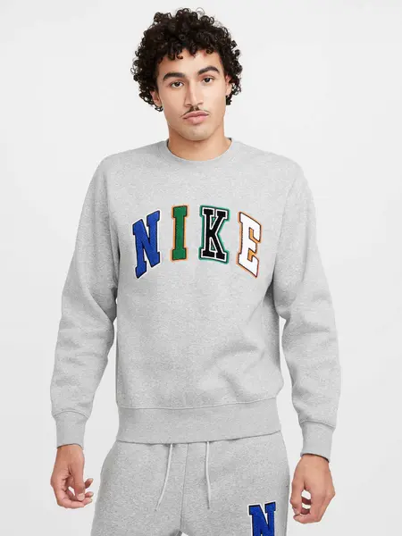 Bluza M Nk Club Bb Crew Letters