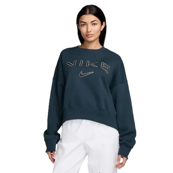 Bluza Nike W NSW PHNX FLC OOS LOGO CREW