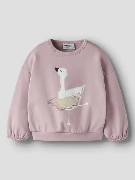 Bluza Nmfswana Ls Sweat Bru