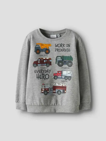 Bluza Nmmorson Tonka Nreg Sweat Bru Cplg