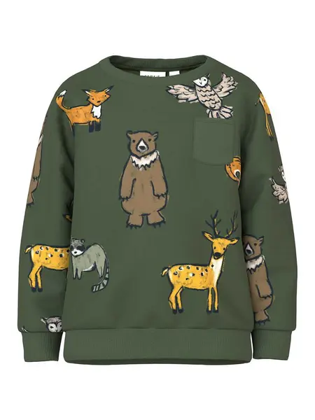 Bluza Nmmosvald Sweat Bru Box