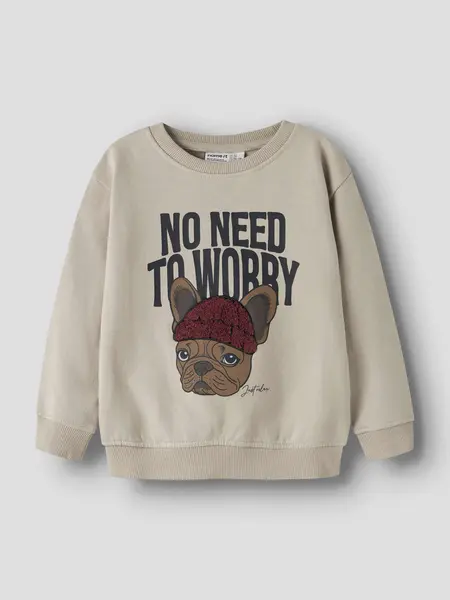 Bluza Nmmriguna Ls Nreg Sweat Bru Box