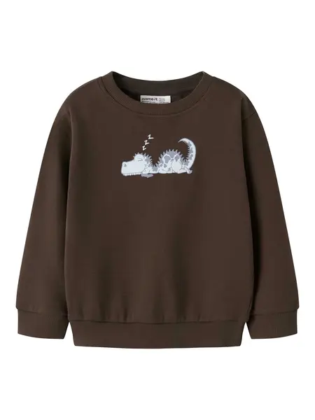 Bluza Nmmvildar Ls Nreg Sweat Bru