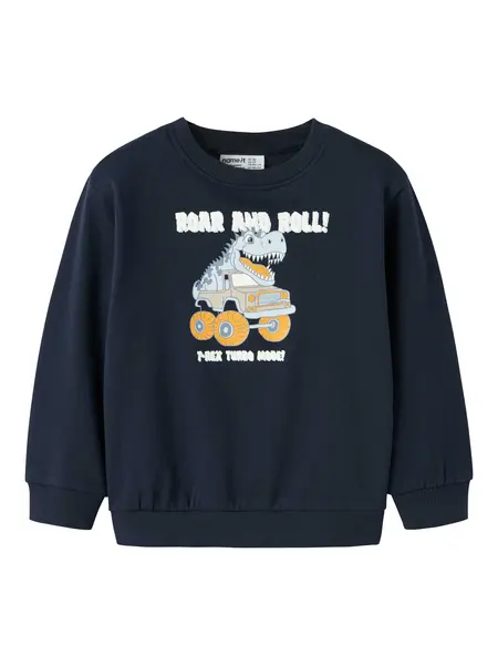 Bluza Nmmvildar Ls Nreg Sweat Bru