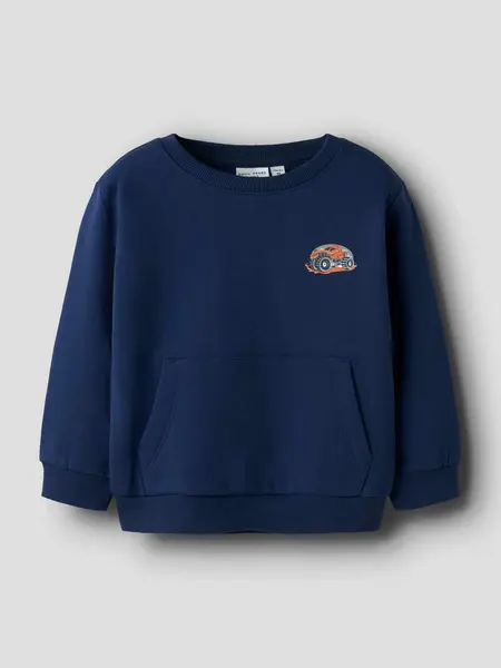 Bluza Nmmvildar Ls Sweat Box Bru