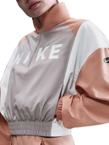 Bluza sport W Nsw Clssc Wvn Remix Ltwt Po