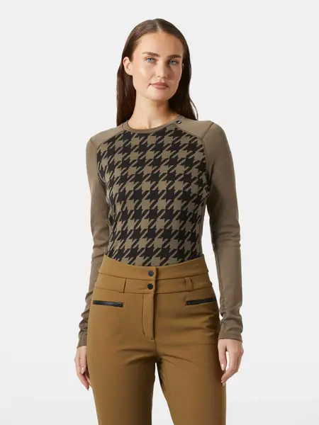 Bluza termica W Lifa Merino Midw Gra Crew