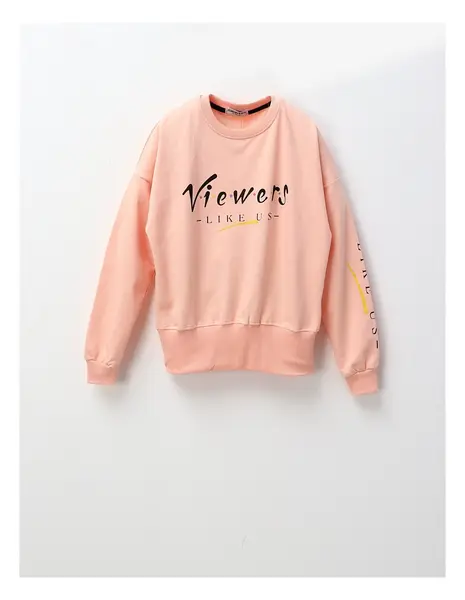 Bluza Viewers LIKE us, corai