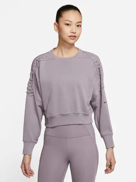 Bluza W Thrma Flc Crop Lc Ls