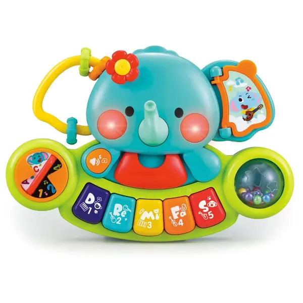 Bo Jungle B-E’L’E’Phant Piano jucărie cu activități 6 m+ 1 buc