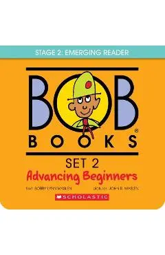 Bob Books - Advancing Beginners Box Set Phonics, Ages 4 and Up, Kindergarten (Stage 2: Emerging Reader): 8 Books for Young Readers - Bobby Lynn Maslen