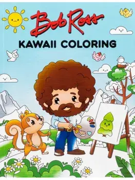 Bob Ross Kawaii Coloring, Paperback/Editors of Thunder Bay Press