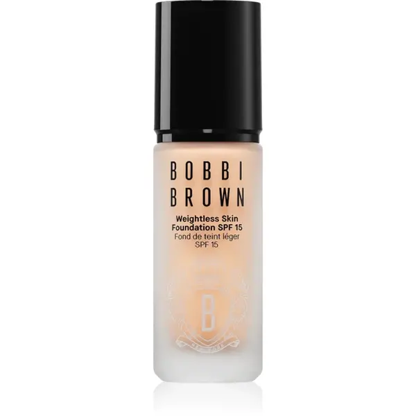 Bobbi Brown Weightless Skin Foundation SPF 15 Mini machiaj matifiant de lungă durată cu efect de hidratare culoare Beige 13 ml