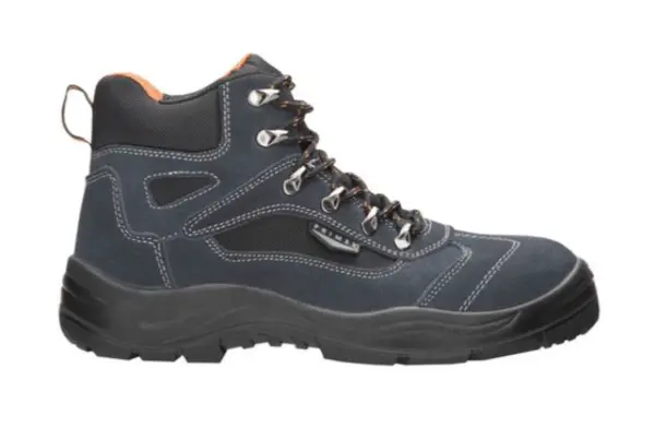 Bocanci de protectie Ardon PRIME HIGHTREK S1P, bombeu metalic si lamela, culoarea negru 44, NEGRU