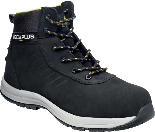 Bocanci de protectie cu bombeu si lamela antiperforatie, Delta Plus SAGA2 S3S SR 39, NEGRU