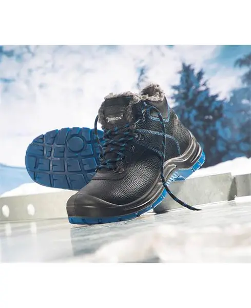 Bocanci iarna de protectie cu bombeu si lamela, Ardon KING WINTER S3 CI, culoarea negru 36, NEGRU