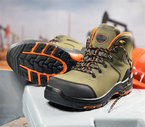 Bocanci protectie bombeu compozit si lamela kevlar, Ardon GRINDER S3, culoarea bej 38, BEJ