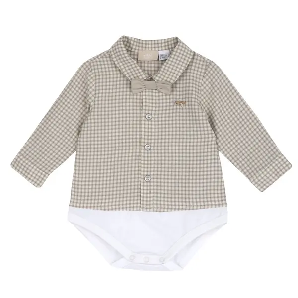 Body bebe Chicco cu papion, Alb, 00259-69MFCO