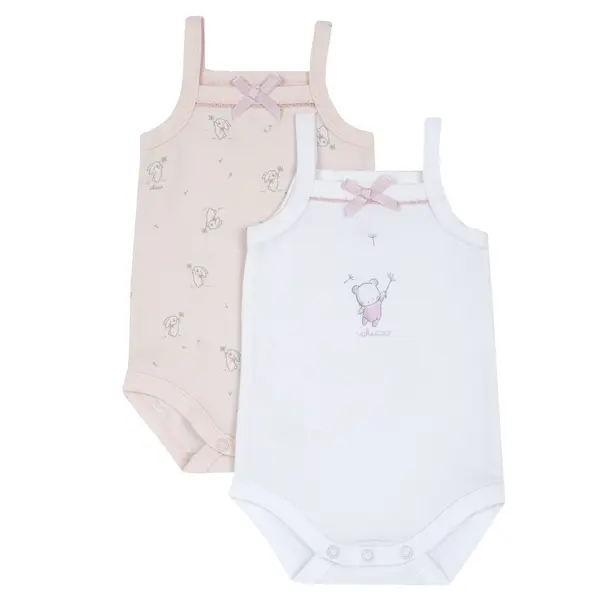 Body bebelusi Chicco, bretele, set 2 bucati, 11775-68MFCI