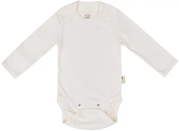 Body cu mânecă lungă Bio Baby - bumbac organic, 68 cm, 4-6 luni