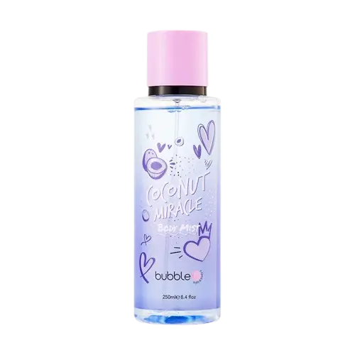 Body Mist cu parfum de cocos, 250ml, Bubble T