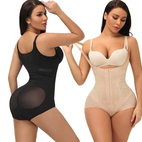 Body modelator talie subtire - negru / S