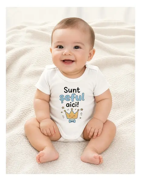 Body MS, Sunt Seful Aici!, ecru-albastru