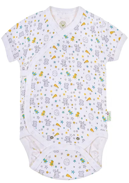 Body pentru bebeluşi Bio Baby - Bumbac organic, 68 cm, 4-6 luni