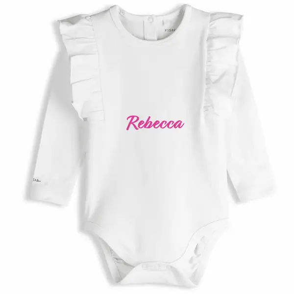 Body personalizat din bumbac pentru bebeluși 12/18 Luni