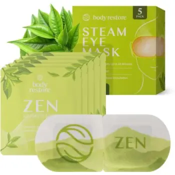 Body Restore Steam Eye Mask Green Tea mască pentru zona ochilor