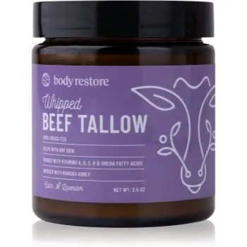 Body Restore Whipped Beef Tallow Balm Lavender crema de corp nutritiva