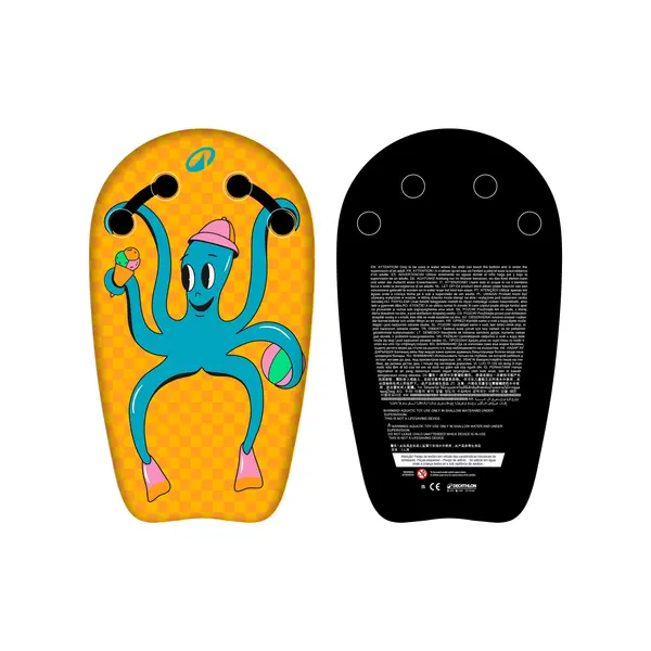 Bodyboard bodyatu Pulpy Încheietură Galben Copii 4-8 ani