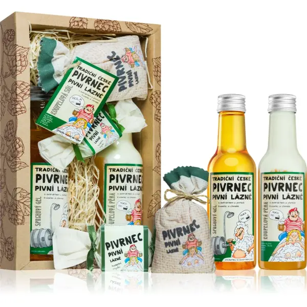 Bohemia Gifts Beer set cadou pentru baie pentru bărbați