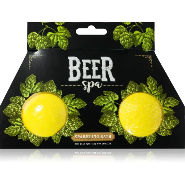 Bohemia Gifts Beer Spa Bombe efervescente de baie 2x100 g