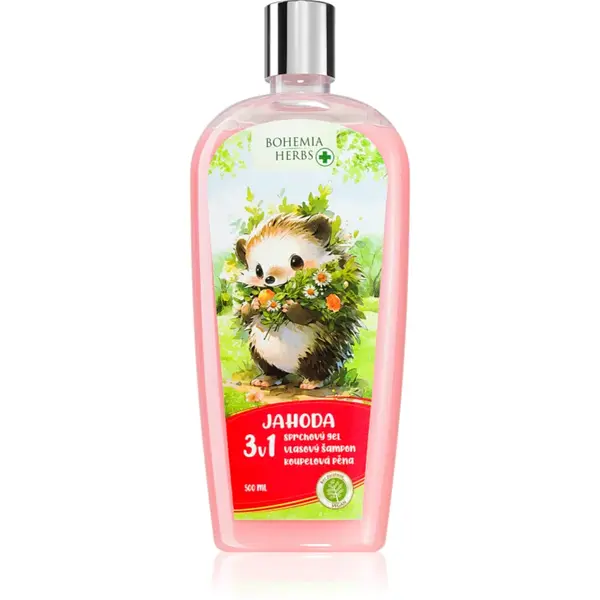 Bohemia Gifts Bohemia Herbs Strawberry spumant de baie și gel de duș 500 ml
