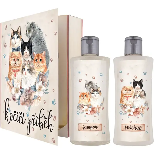 Bohemia Gifts Book Cat's Tale set cadou