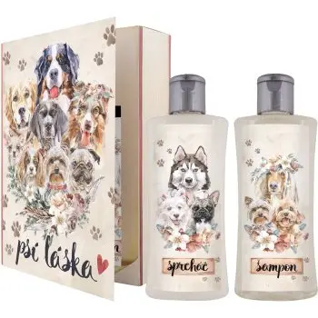 Bohemia Gifts Book Dog's Love set cadou