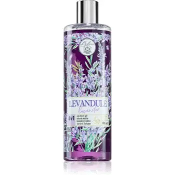 Bohemia Gifts & Cosmetics Flower Line Lavender gel de duș pentru corp și păr 4 in 1