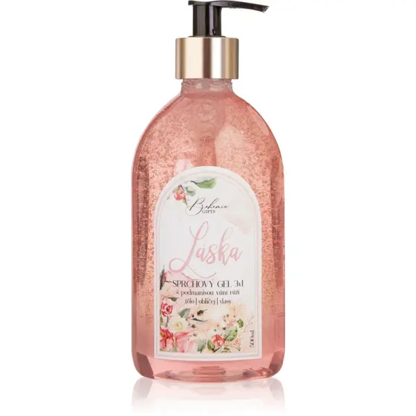 Bohemia Gifts Roses gel de duș 3 in 1 500 ml