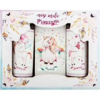 Bohemia Gifts Unicorn set cadou pentru cadă pentru copii