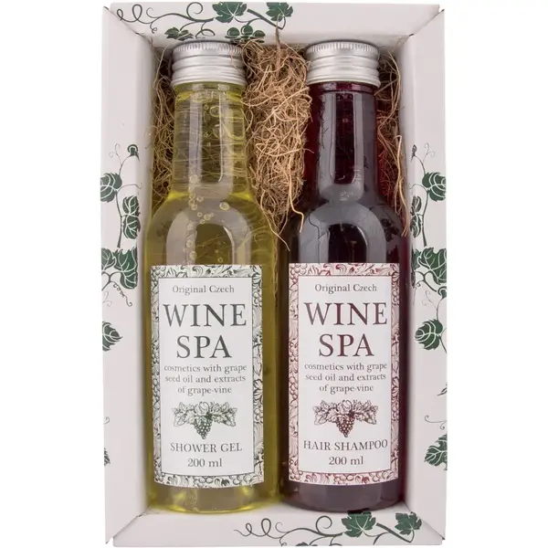 Bohemia Gifts Wine Spa set cadou in dus