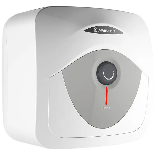 Boiler electric Ariston Andris RS 10 EU, 10 l, 1200 W, Led iluminat, Protectie electrica IPX1, Montare deasupra chiuvetei, Reglaj extern de temperatura