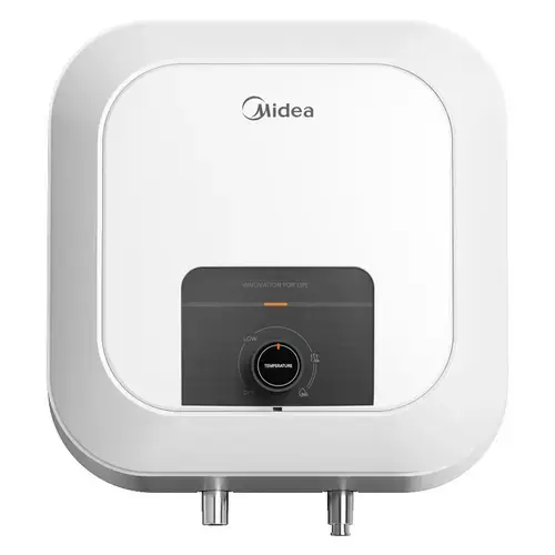 Boiler Electric Midea LUME Xpress D10-20VD1(O) Compact, 10L, 2000 W, 0.75 mPa, IPX4, Control Mecanic, Montaj deasupra Chiuvetei (Alb)